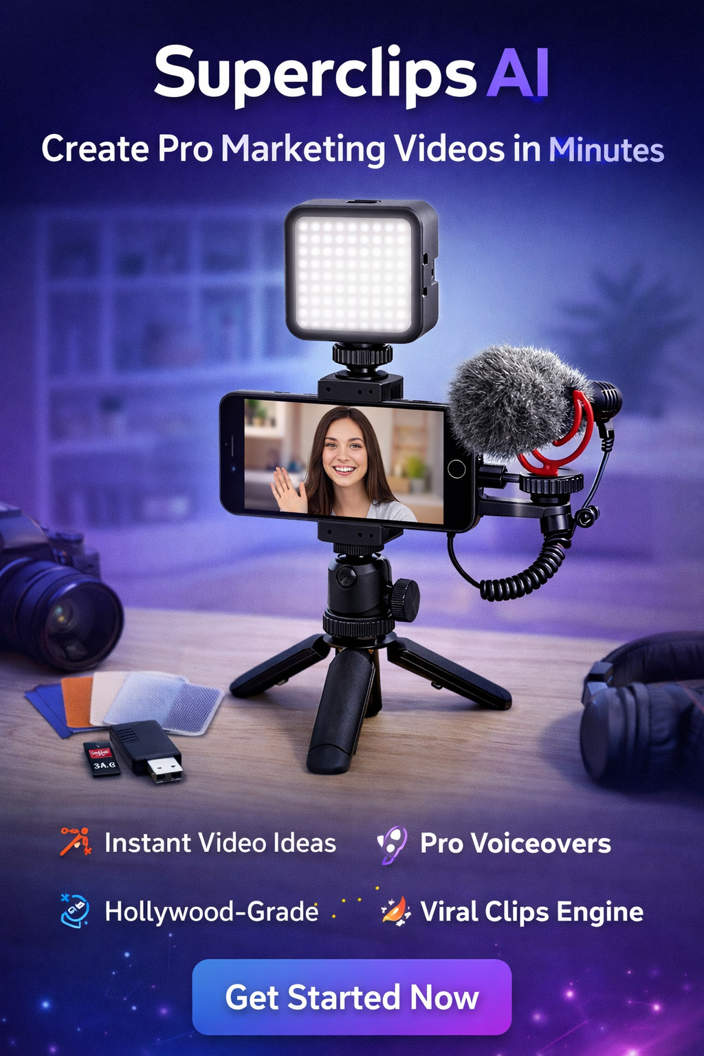 Superclips AI – Create Pro Marketing Videos in Minutes ✅